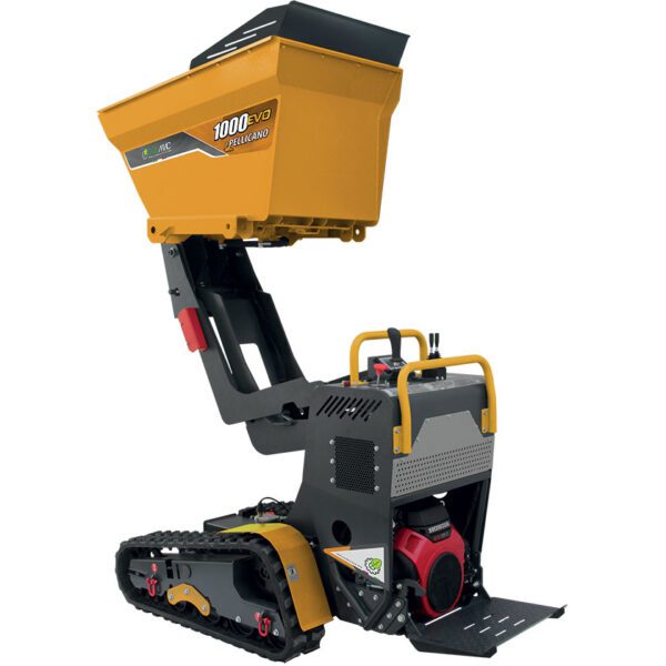 Documentazione tecnica File Descrizione Dimensione Download Catalogo Pellicano 1000EVO IT_EN_2025 15 MB 267 mini dumper cingolati scarico alto