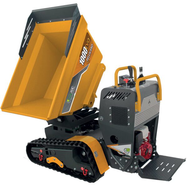 Documentazione tecnica File Descrizione Dimensione Download Catalogo Pellicano 1000EVO IT_EN_2025 15 MB 267 Mini dumper scarico orientabile a 180°