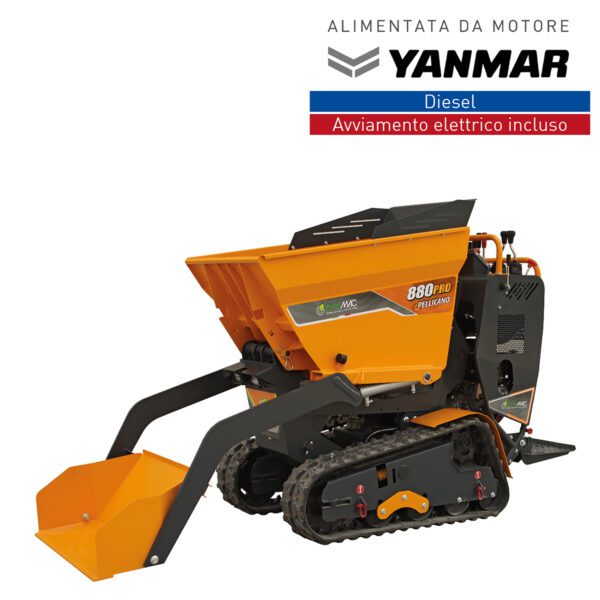 Documentazione tecnica File Descrizione Dimensione Download Catalogo Pellicano 880PRO IT_EN_2025 10 MB 515 mini dumper con scarico alto diesel