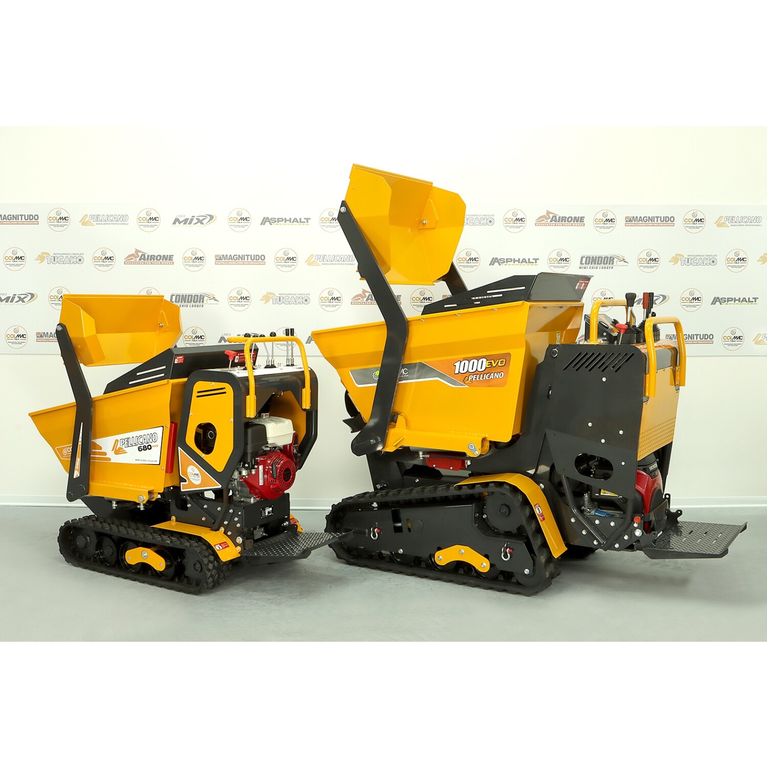 Mini-dumper-Pellicano 1000 confronto