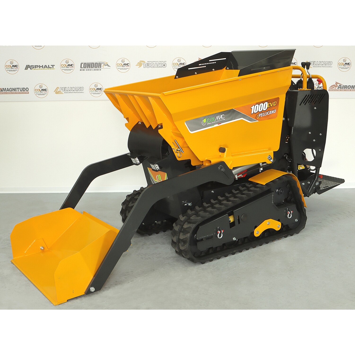 Mini-dumper-Pellicano 1000 fronte