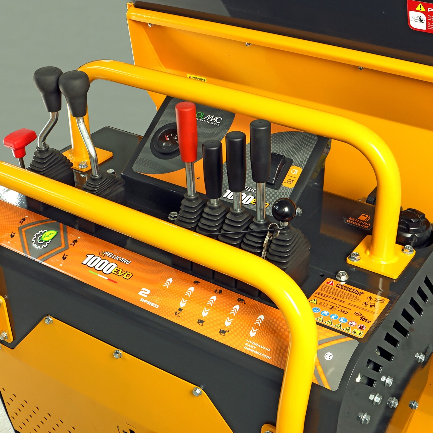 Mini-dumper-Pellicano 1000 plancia