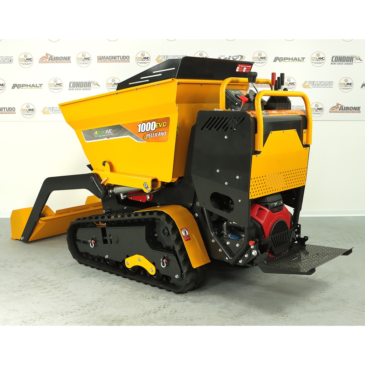 Mini-dumper-Pellicano 1000 retro 1