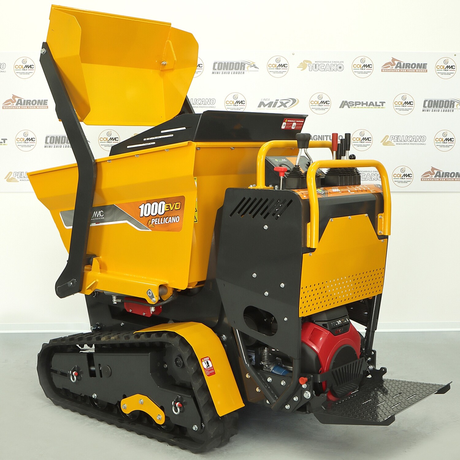 Mini-dumper-Pellicano 1000 retro 2