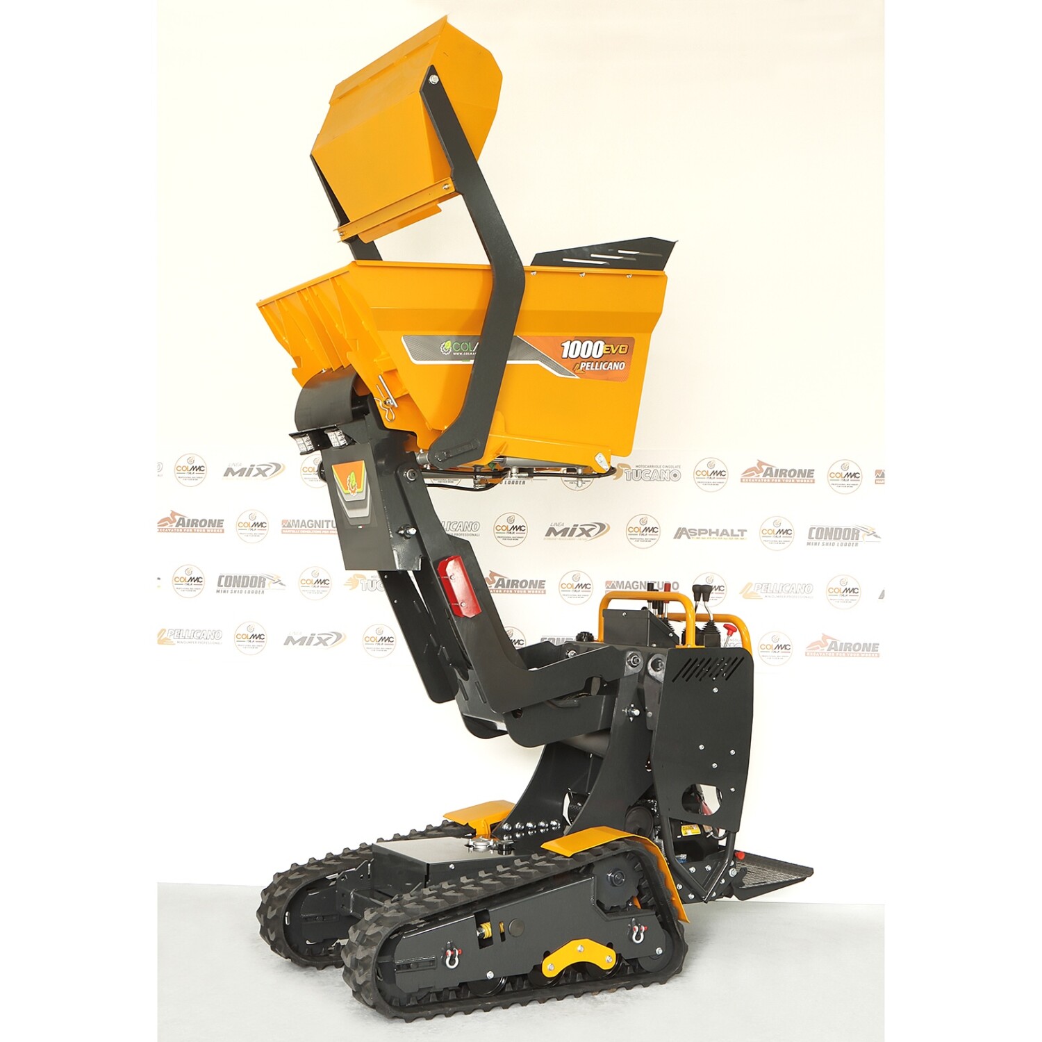 Mini-dumper-Pellicano 1000 scarico alto avanti