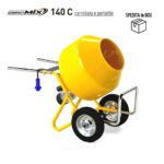 Bétonnière portable sur roues