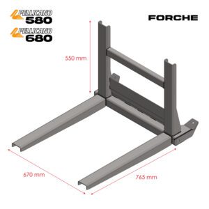 Documentazione tecnica File Download Catalogo Pellicano 580 680PRO 2026 163 Forche per Pallet Pellicano 580/680